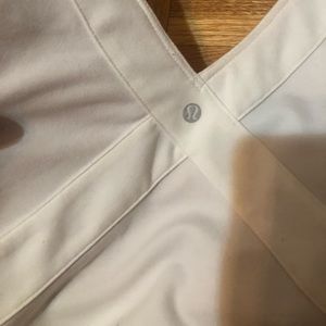 Brand NEW white lulu lemon workout shirt
